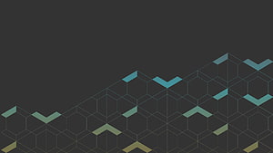 Gruvbox Dark Geometric Hexagon Pattern Wallpaper HD wallpaper