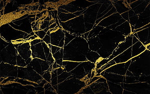 Portoro Black and Gold Marble Texture with Intricate Veining and Luxurious Stone Pattern HD wallpaper