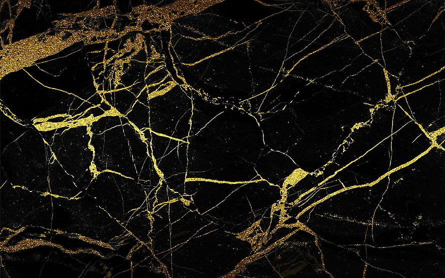 Portoro Black and Gold Marble Texture with Intricate Veining and Luxurious Stone Pattern HD wallpaper