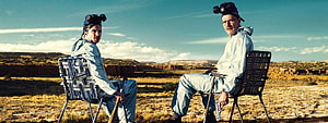 Breaking Bad Walter White and Jesse Pinkman in Desert Chairs, Breaking Bad Dual Screen, Military Dual Screen HD wallpaper