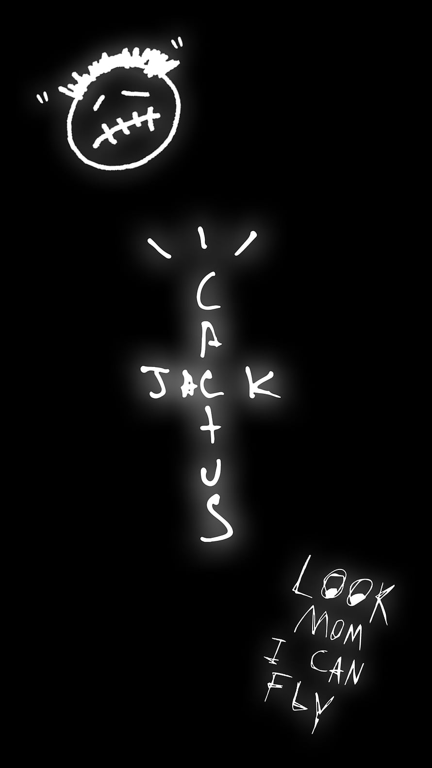Cactus Jack Look Mom I Can Fly Album Cover Art HD phone wallpaper