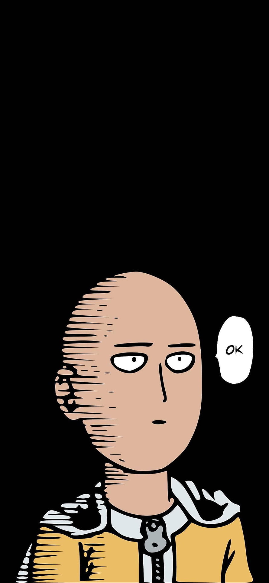 Saitama from One Punch Man Saying OK Anime Character Portrait, A need for every Saitama fan. One punch man anime, Saitama one punch man, Saitama one punch, Funny Saitama HD phone wallpaper