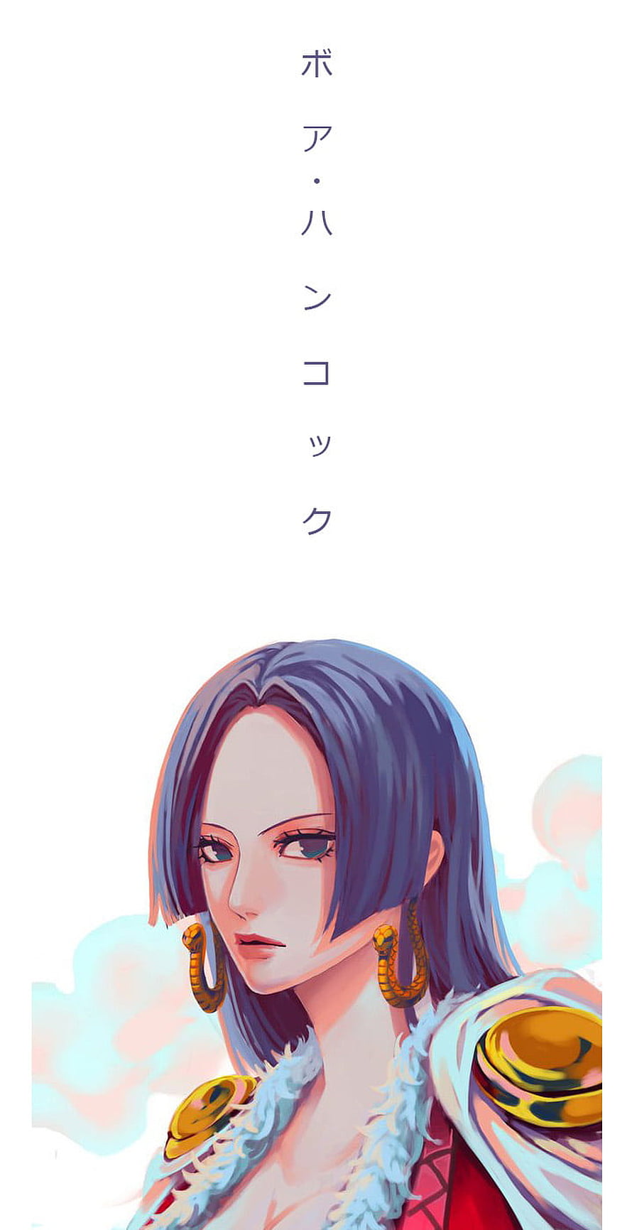 Boa Hancock One Piece Anime Portrait Wallpaper HD phone wallpaper