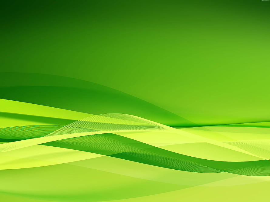 Abstract Lime Green Wave Pattern with Flowing Translucent Ribbons and Soft Gradient Background HD wallpaper