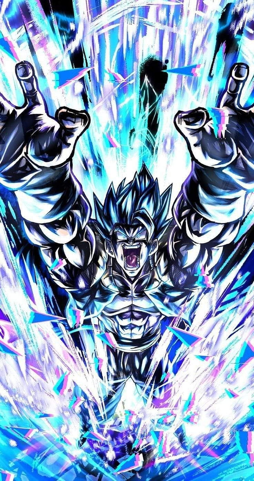 Vegeta Blue Super Saiyan Anime Wallpaper HD phone wallpaper