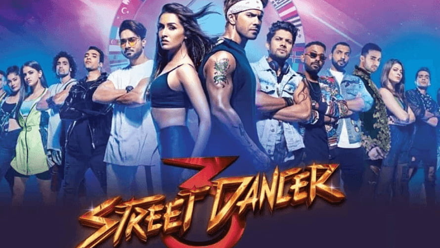 Street Dancer 3D Movie Poster Featuring Lead Cast in Vibrant Urban Setting HD wallpaper