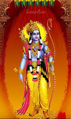 Lord Rama Hindu Deity Wallpaper with Bow and Arrow HD phone wallpaper