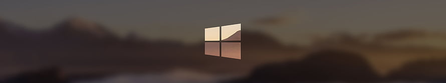 Windows 11 Default Desktop Wallpaper Featuring Blurred Mountain Landscape at Sunset HD wallpaper