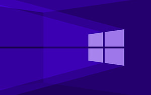 Windows 11 Purple Abstract Wallpaper with Geometric Light Beams and Minimalist Design HD wallpaper