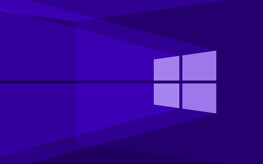 Windows 11 Purple Abstract Wallpaper with Geometric Light Beams and Minimalist Design HD wallpaper