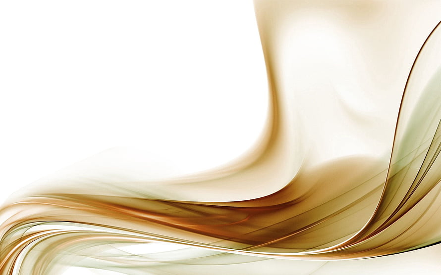 Abstract Gold and White Swirling Waves Background HD wallpaper