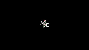 A$AP Rocky Logo Wallpaper with Floral Vine Design on Black Background HD wallpaper