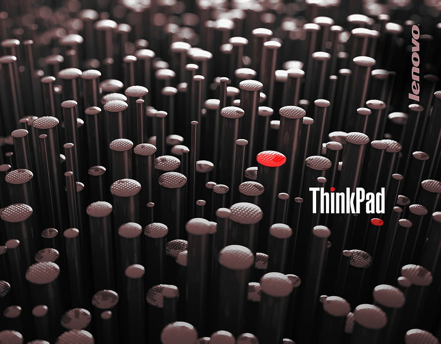 Lenovo ThinkPad Abstract Technology Wallpaper with Red Accent Pin HD wallpaper