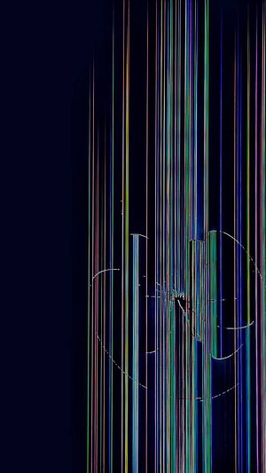 Vertical RGB Glitch Art with Digital Distortion and Chromatic Aberration on Dark Background HD phone wallpaper