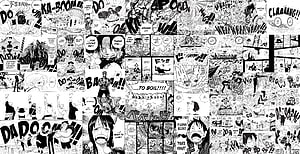 One Piece Manga Panel Collage Featuring Luffy, Ace, Sabo, and Portgas D. Ace, I Made Collage Of My Favorite Most Iconic Manga Panels For My Computer's Background : OnePiece, One Piece Collage HD wallpaper