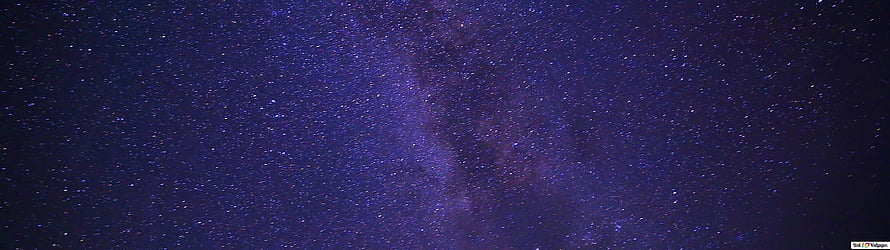 Vast Purple Night Sky Filled With Billions of Stars and Milky Way Nebulae HD wallpaper