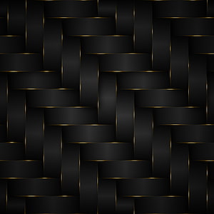 Luxurious Black Woven Texture With Gold Accents For Elegant Design Background HD phone wallpaper