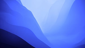 macOS Monterey Default Blue Abstract Wave Wallpaper HD wallpaper