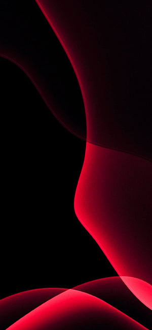 Abstract Red and Black Curved Shapes Wallpaper HD phone wallpaper
