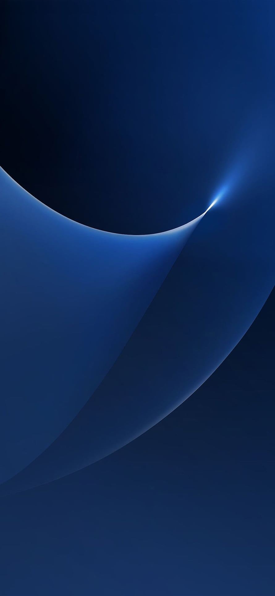Abstract Blue Gradient Wallpaper With Smooth Curved Lines And Soft Lighting HD phone wallpaper
