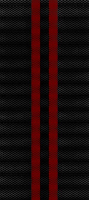 Minimalist Abstract Design Featuring Two Vertical Red Stripes on a Black Dotted Background HD phone wallpaper