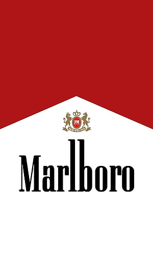 Marlboro Cigarette Pack Logo Wallpaper HD phone wallpaper