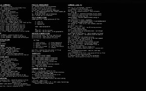Linux Command Line Cheat Sheet Reference Guide for Terminal Users HD wallpaper