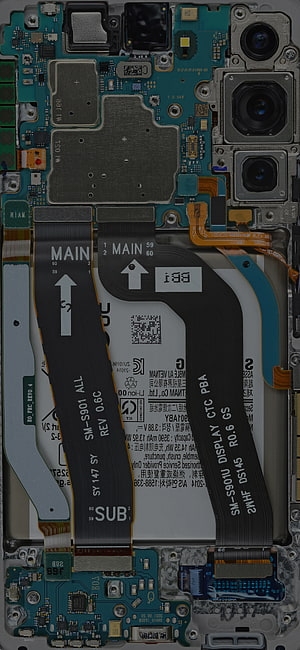 Samsung Galaxy S21 Ultra Internal Motherboard and Battery Components HD phone wallpaper