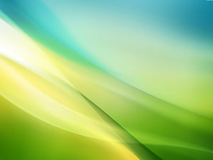 Vibrant Abstract Gradient with Flowing Green, Yellow, and Blue Light Streaks HD wallpaper