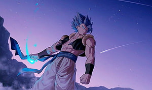 Vegeta Super Saiyan Blue Anime Wallpaper HD wallpaper