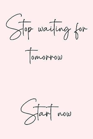 Minimalist Handwritten Calligraphy Quote on Soft Pink Background HD phone wallpaper