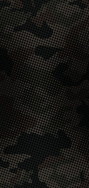 Dark Halftone Dot Pattern Overlay on Abstract Camouflage Texture Background HD phone wallpaper