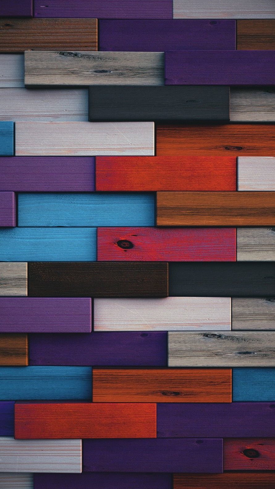 Colorful Wooden Planks Abstract Background HD phone wallpaper