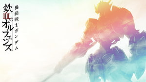 Gundam Barbatos Iron-Blooded Orphans Mecha Artwork HD wallpaper