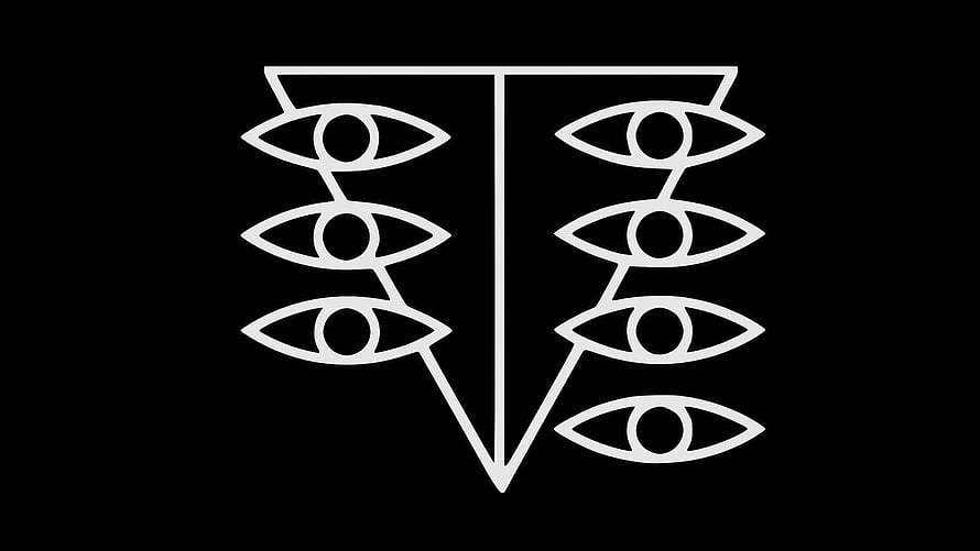 SEELE Organization Emblem from Neon Genesis Evangelion Minimalist Line Art HD wallpaper