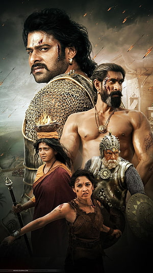 Baahubali The Beginning Epic Fantasy War Ensemble Poster HD phone wallpaper