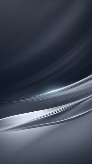 Dark Silver Abstract Flowing Light Streaks Minimalist Background HD phone wallpaper