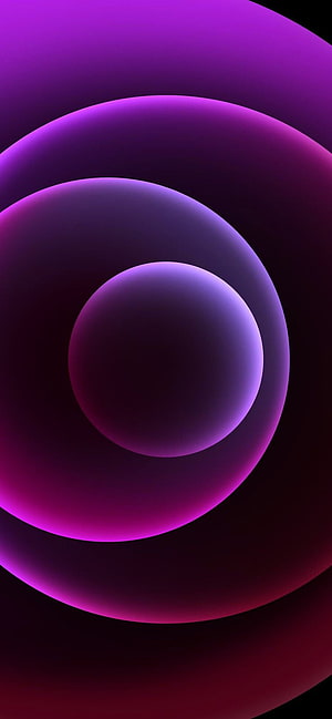 Abstract Purple and Magenta Concentric Circles Gradient Wallpaper HD phone wallpaper