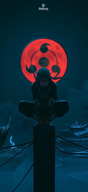 Itachi Uchiha Sharingan Anime Wallpaper HD phone wallpaper