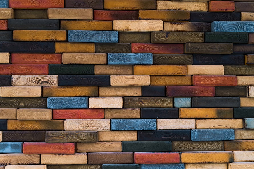 Colorful Wooden Plank Wall Texture Background HD wallpaper
