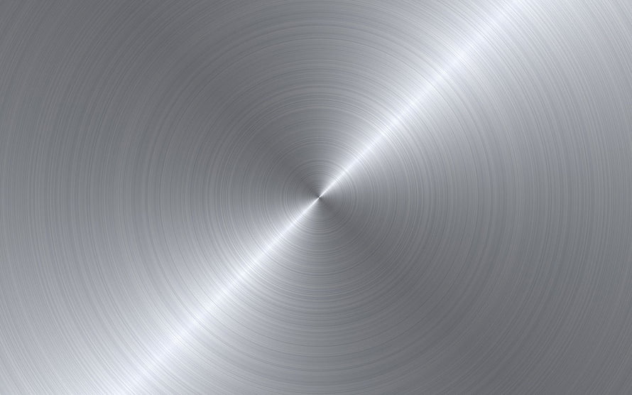 Brushed Metal Texture With Circular Grain Pattern And Diagonal Light Reflection HD wallpaper