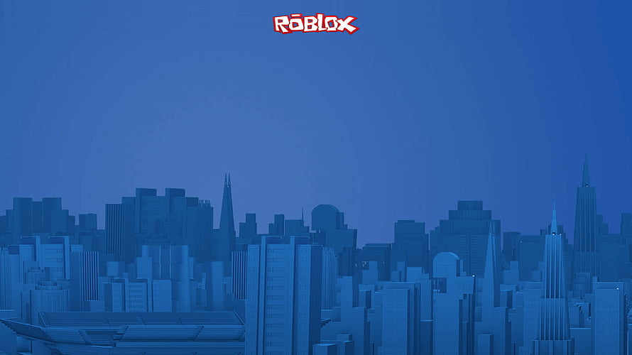 Roblox Blue City Skyline Wallpaper HD wallpaper