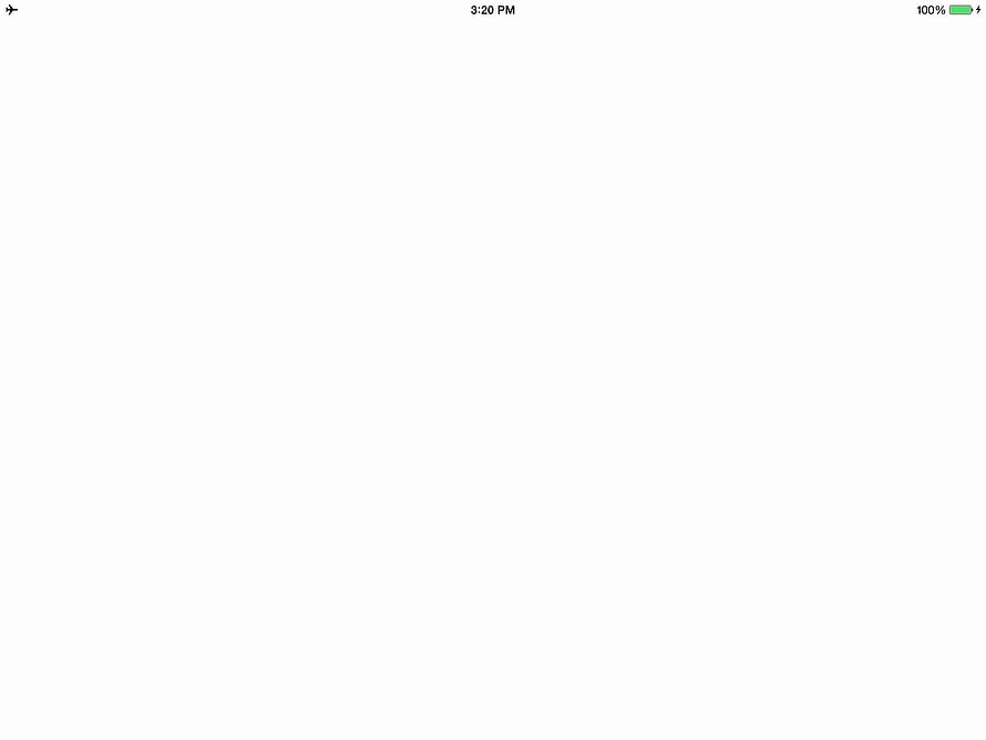 Minimalist White Blank Screen Wallpaper with iOS Status Bar for Desktop Background HD wallpaper