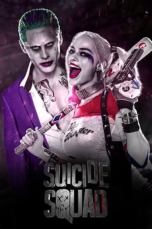Joker and Harley Quinn in Suicide Squad Movie Poster Art HD phone wallpaper