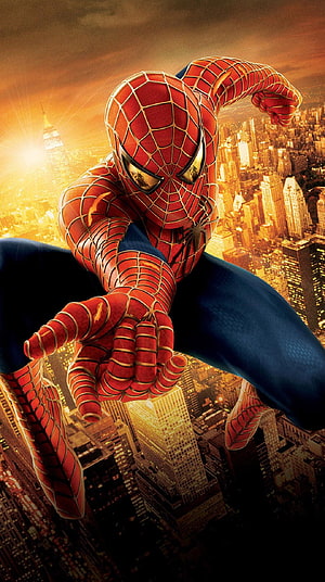 Spider-Man in Classic Red and Blue Suit Swinging Over New York City at Golden Hour, Top 15 Spider Man For Every Fan Must Check Out, Spider-Man 3 HD phone wallpaper