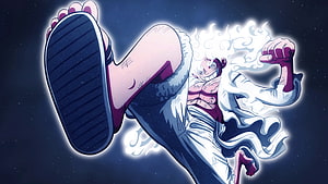 Monkey D. Luffy Gear 5 Sun God Nika Form Anime Action Wallpaper HD wallpaper