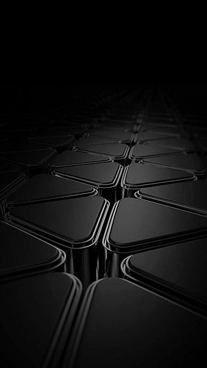 Dark Abstract Hexagonal Grid Pattern Wallpaper HD phone wallpaper
