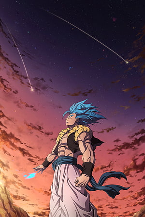 Gogeta Blue Dragon Ball Super Anime Wallpaper HD phone wallpaper