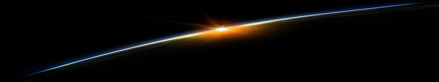 Sunrise Over Earth's Horizon From Space With Atmospheric Glow HD wallpaper