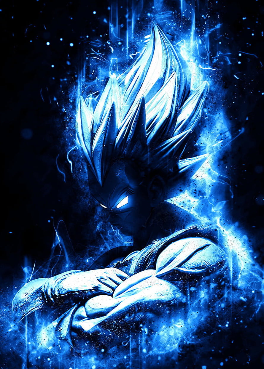 Vegeta Blue Super Saiyan God Super Saiyan Anime Wallpaper HD phone wallpaper